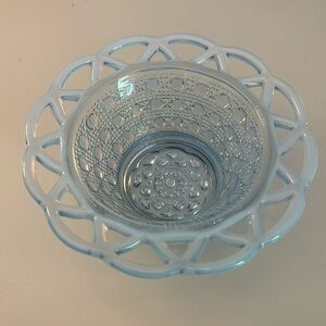 Fenton Blue Candy Dish